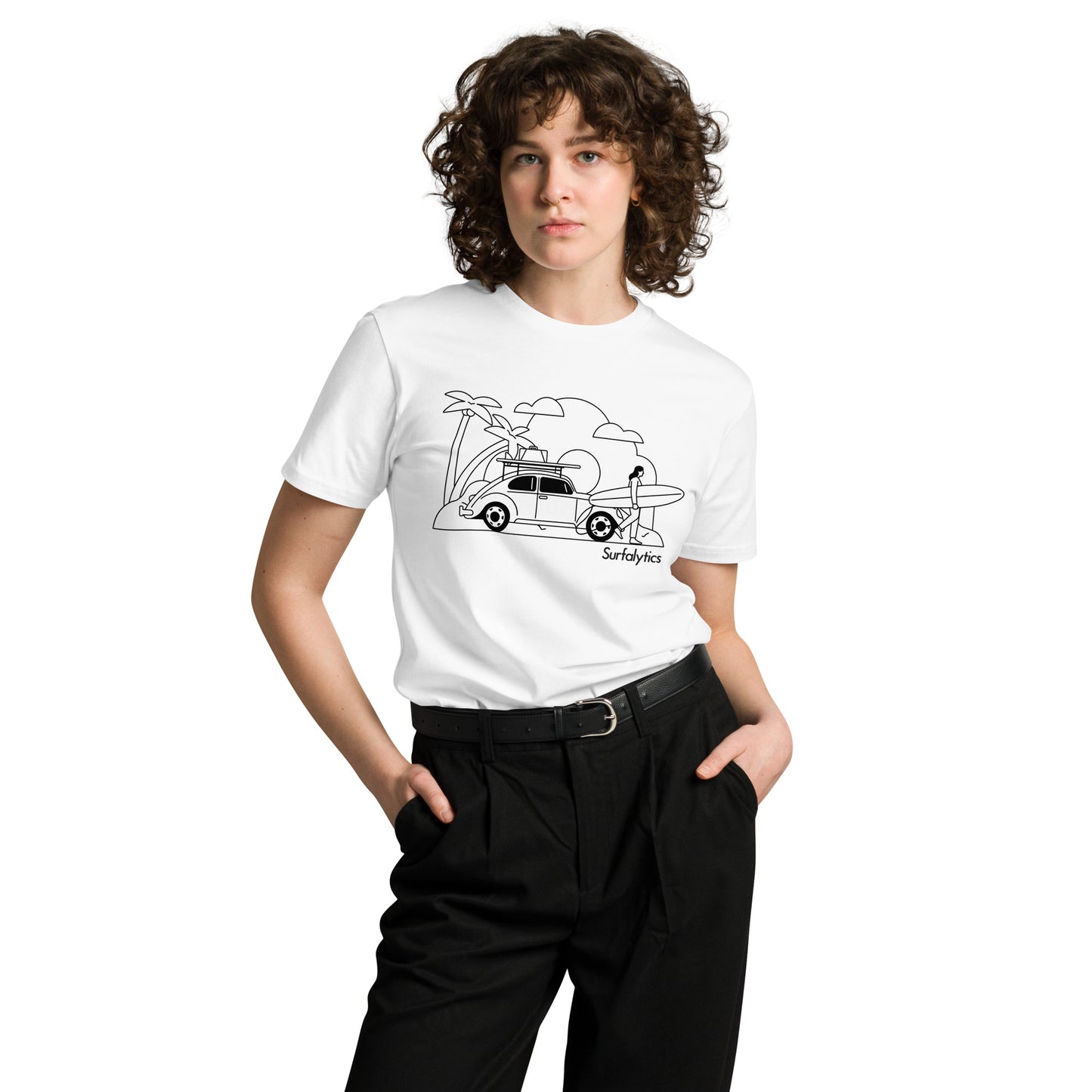 VW_Beetle_B&W - Premium t-shirt