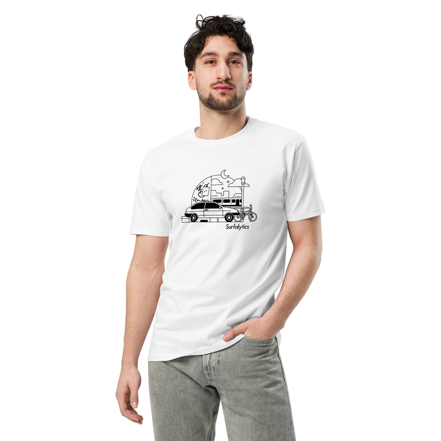 Vaz_2108_B&W - Premium t-shirt