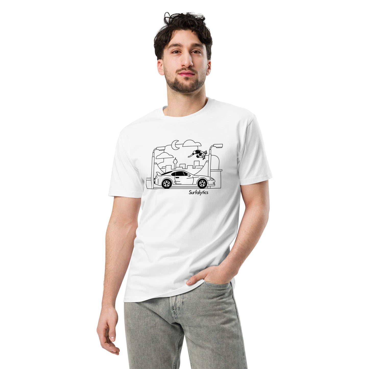 Supra_MK4_B&W - Premium t-shirt