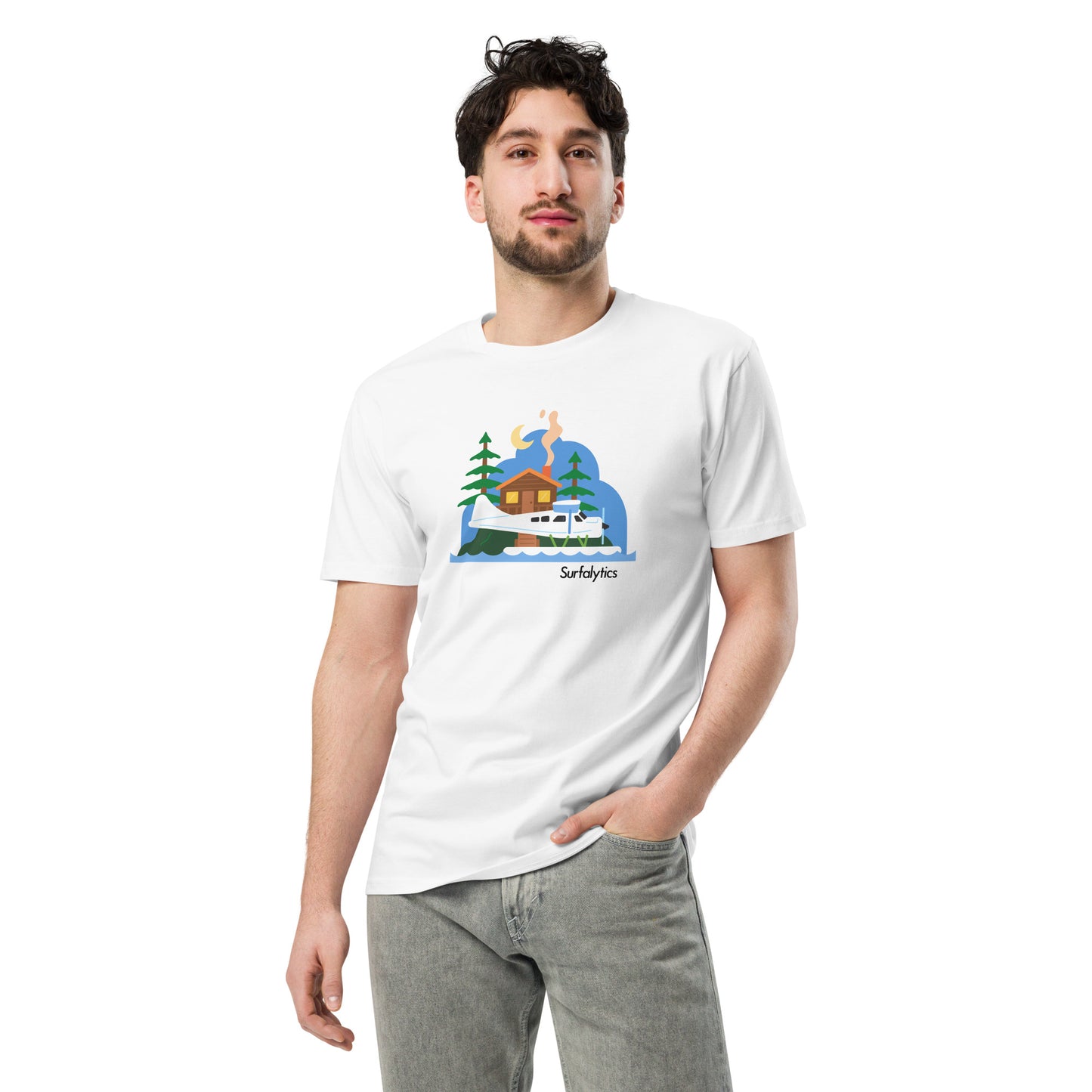 Sea_Plane - Premium t-shirt