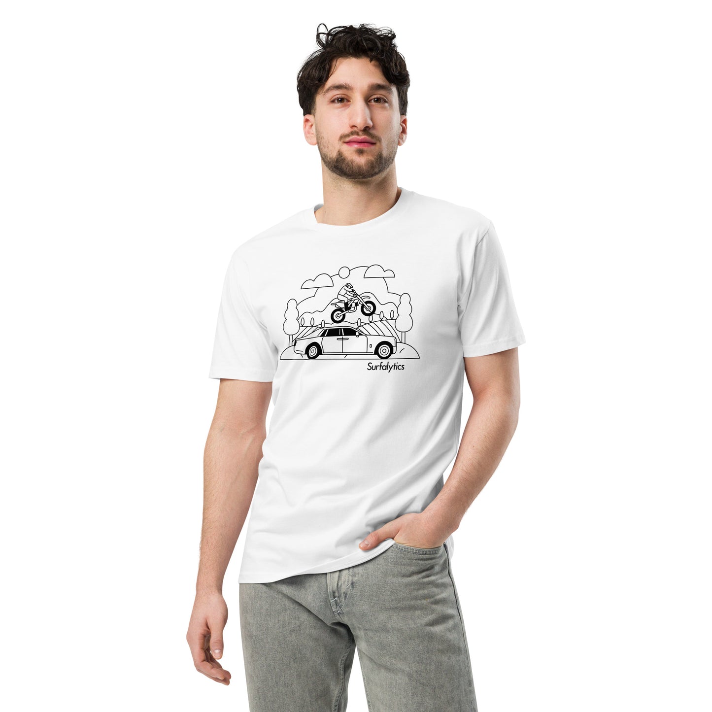 Rolls Royce_B&W - Premium t-shirt