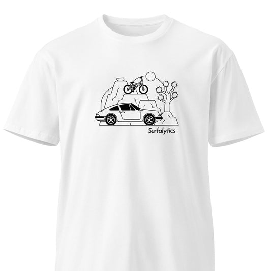 Porsche911_B&W - Premium t-shirt