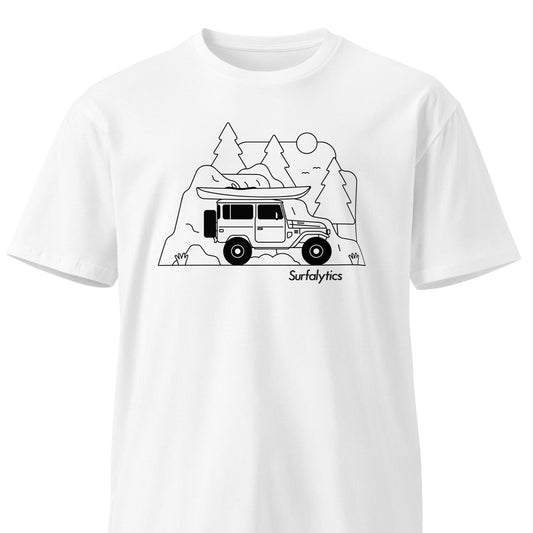 Land_Cruiser_B&W - Premium t-shirt